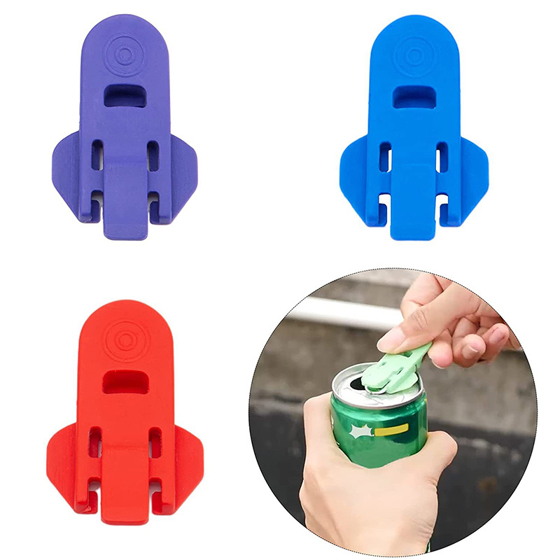 6 Pieces Color Manual Easy Can Opener, Premium Plastic Tab Openers