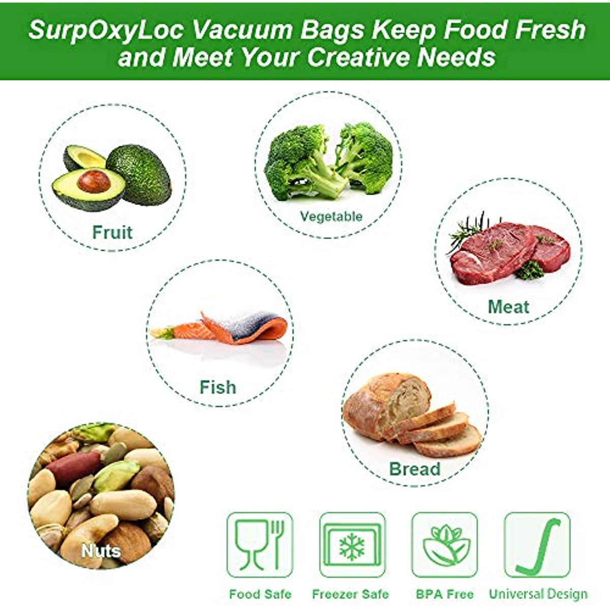 Food Grade Embossed Vacuum Pouch