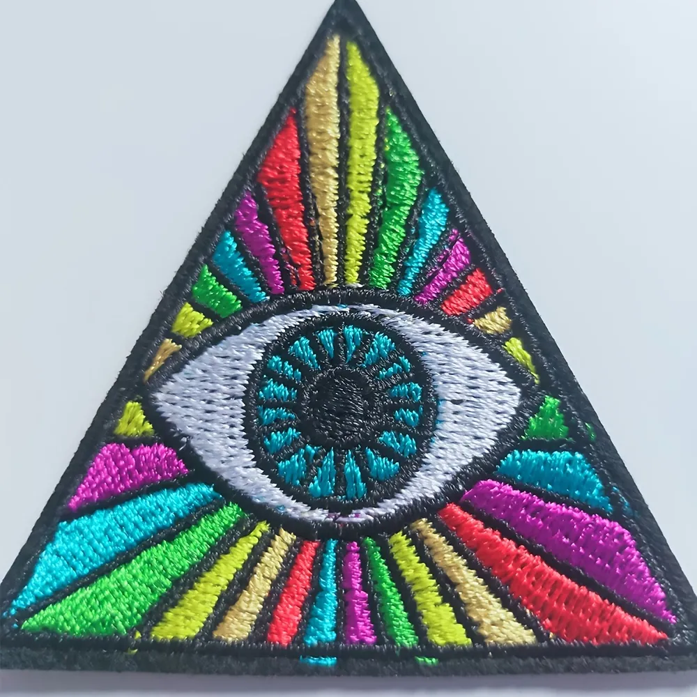 Rainbow Evil Eye Patch