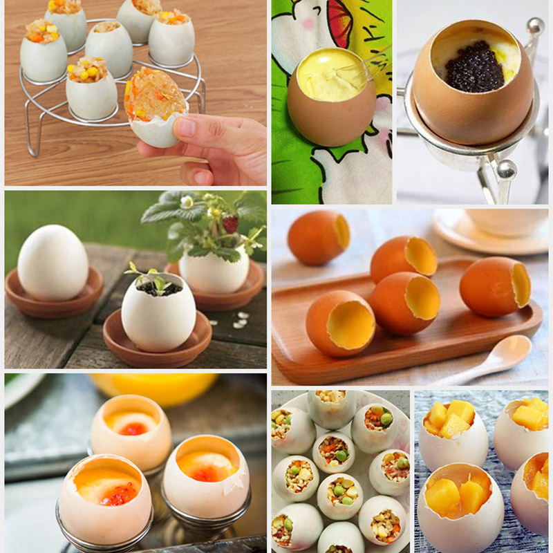 Hard Boiled Egg Shell Remover Egg Cracker Topper Stainless - Temu
