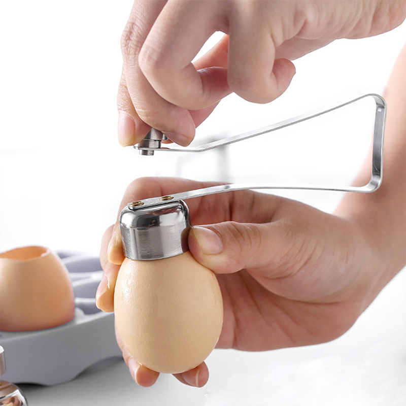 Kitchen Gadgets Accessories Stainless Steel Egg Topper Cutter