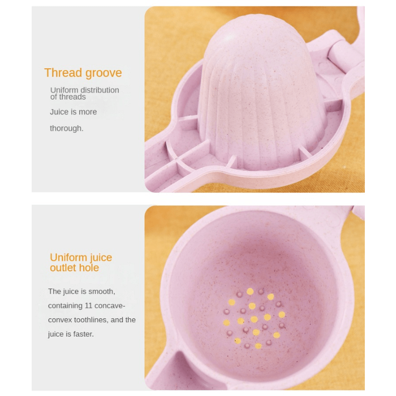 Hand Held Juicer Made Straw Material Detachable Temu