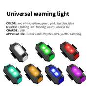super bright motorcycle lights drone usb led anti collision strobe light for night flying warning signals details 4