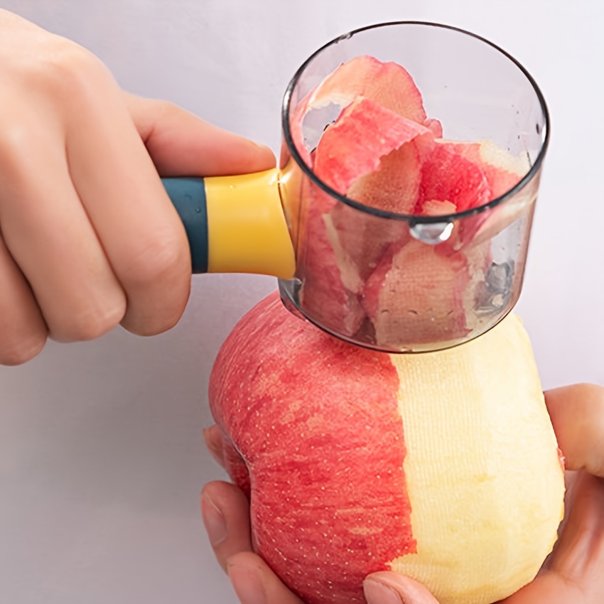 Fruit Vegetable Peeler With Storage Cup Cylinder scraper With