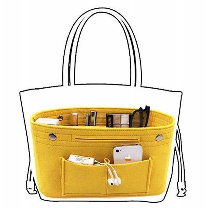 Minimaliste Couleur Unie Insert Organisateur, Sac De Rangement