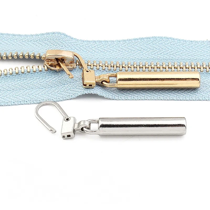 Metal Zipper Heads Detachable Replaceable Package Sewing