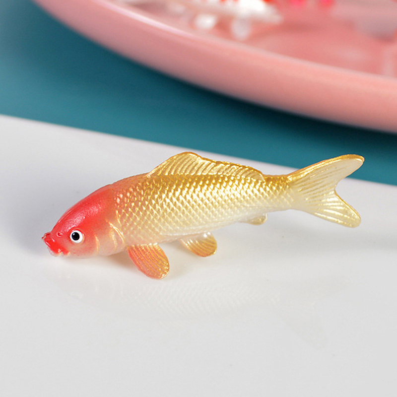 1 Round KOI Fish Bowl Glass Display Decoration Dollhouse Accessories & Prop  Decorations Colorful Fish Tank AU104 
