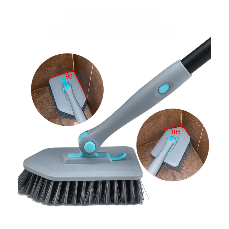 2-in-1 Multi-functional Cleaning Brush - Long Handle For Bathtub & Tile  Cleaning - Essential Cleaning Tool! - Temu