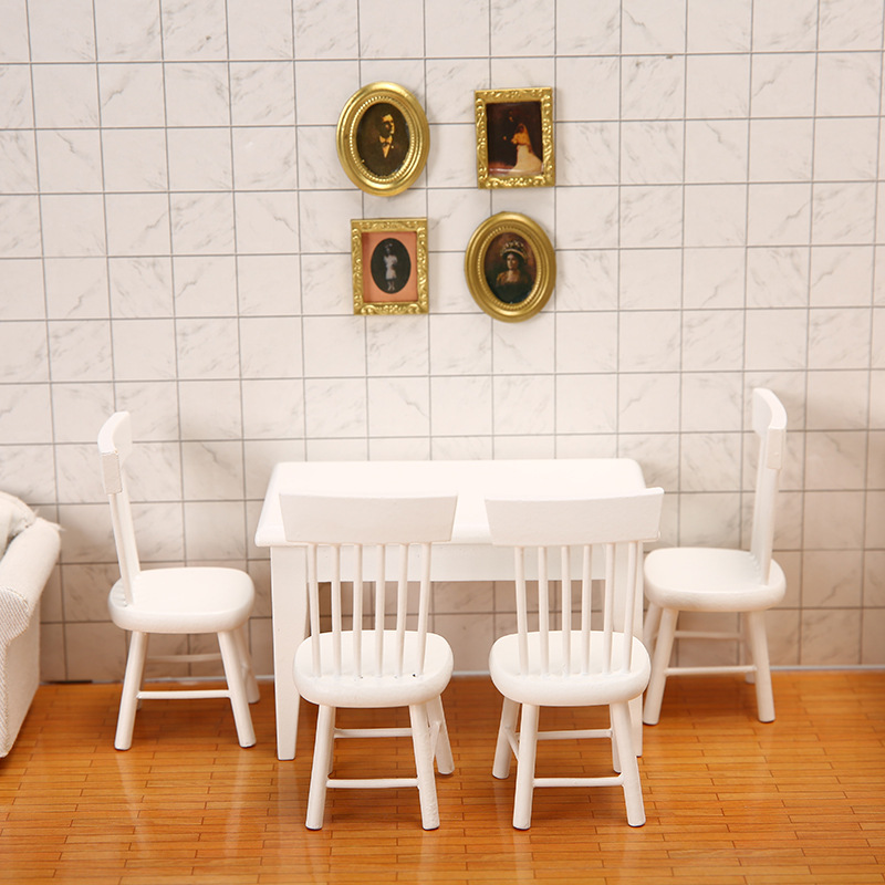 XXU 1: 12 maison de poupée miniature, lampe de table minimaliste blanche  maison de poupée LED XU010 - Cdiscount Jeux - Jouets