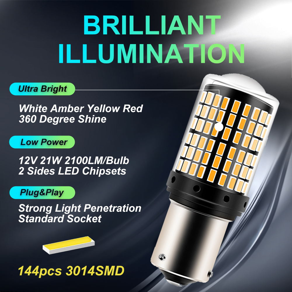 High Quality Car Light Bulbs 1156 Ba15s Bau15s 1157 Ba15d - Temu