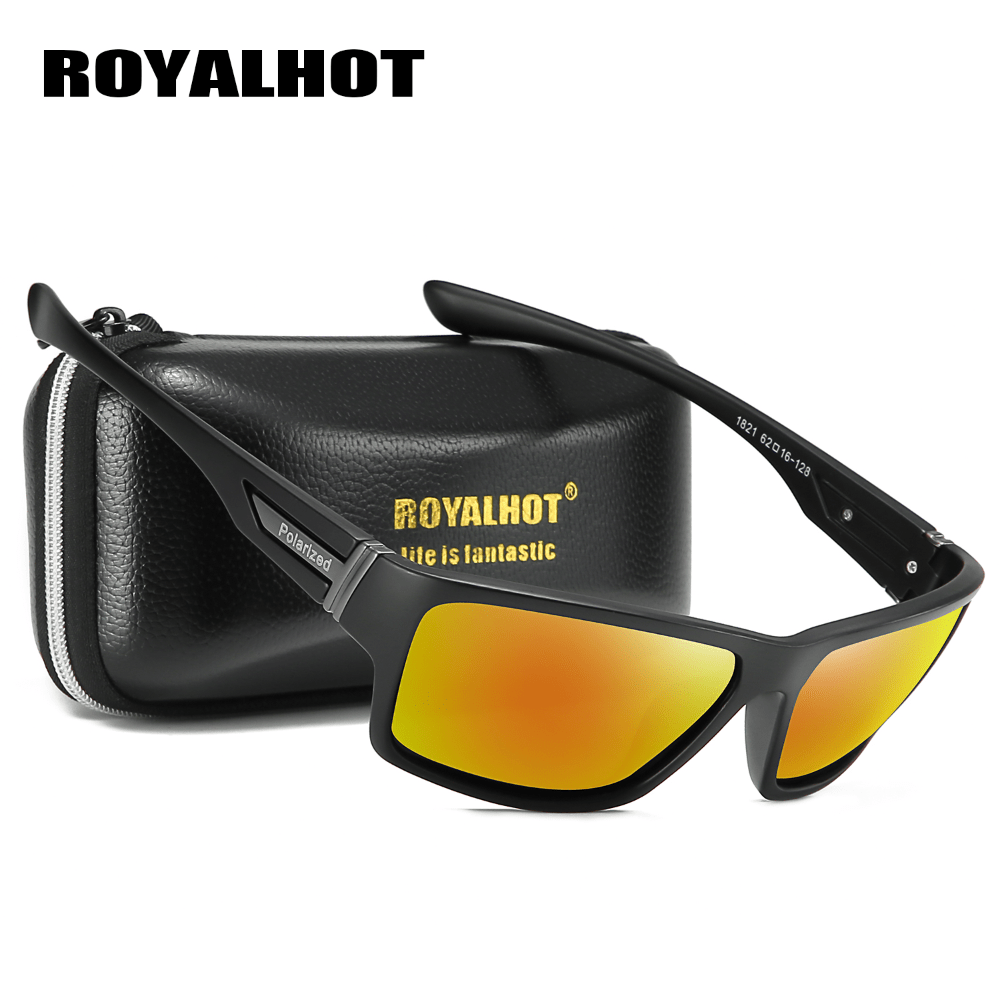 Mens Fishing Hd Polarized Uv Protection Sunglasses High Quality