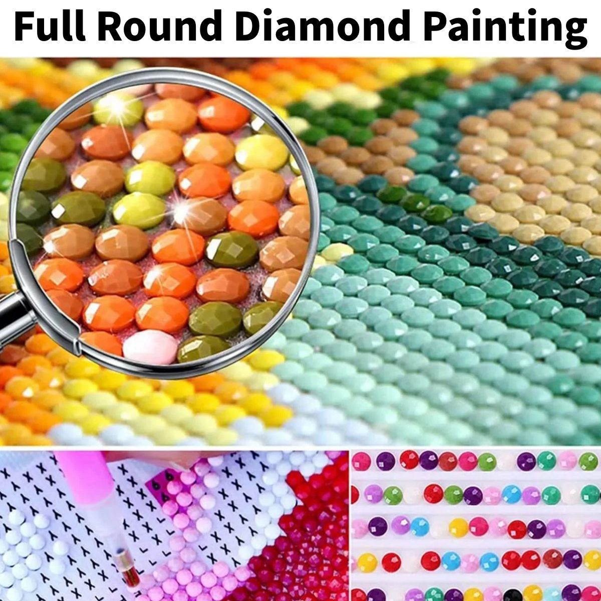 5D Diamond Painting Christmas Gnome 30x20cm Frameless