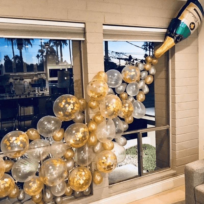 Champagne Bottle Balloon Bar Decor Theme Party Creative Balloon