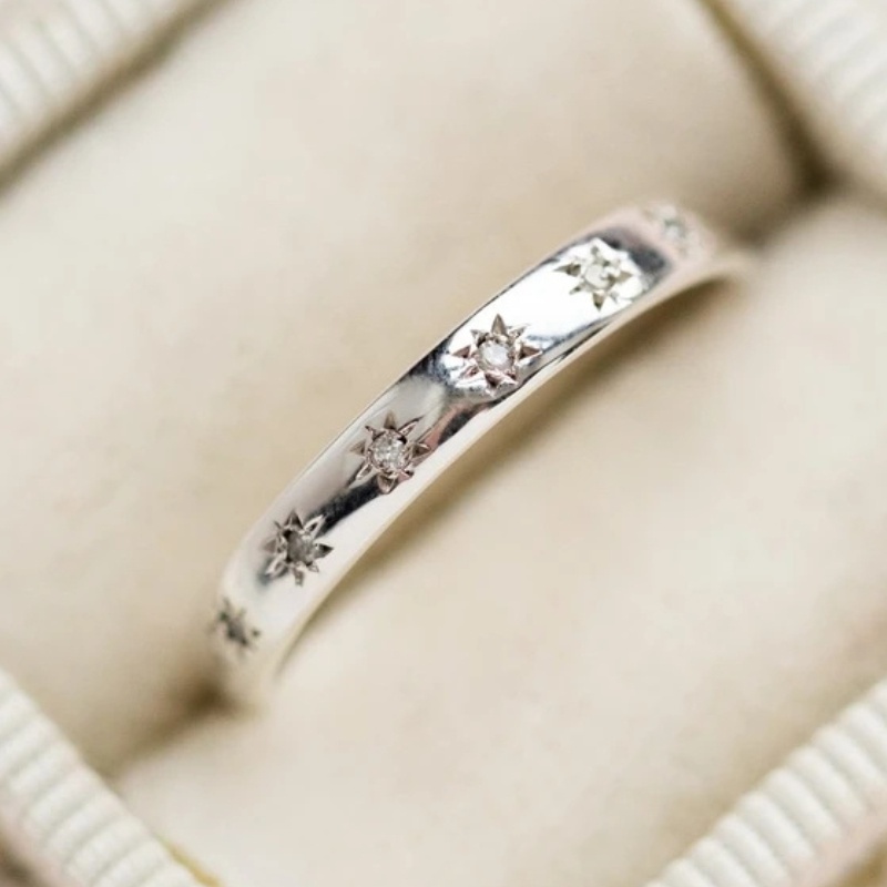 Men's Proposal Engagement Wedding Ring Party Gift Promise Ring