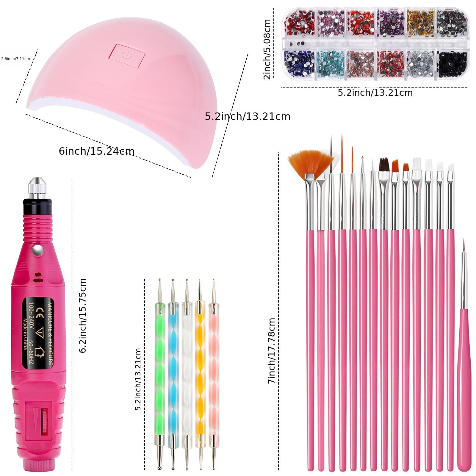 Uv Gel Nail Brush Set - 15 Silicone Brushes And Dotting Pen For