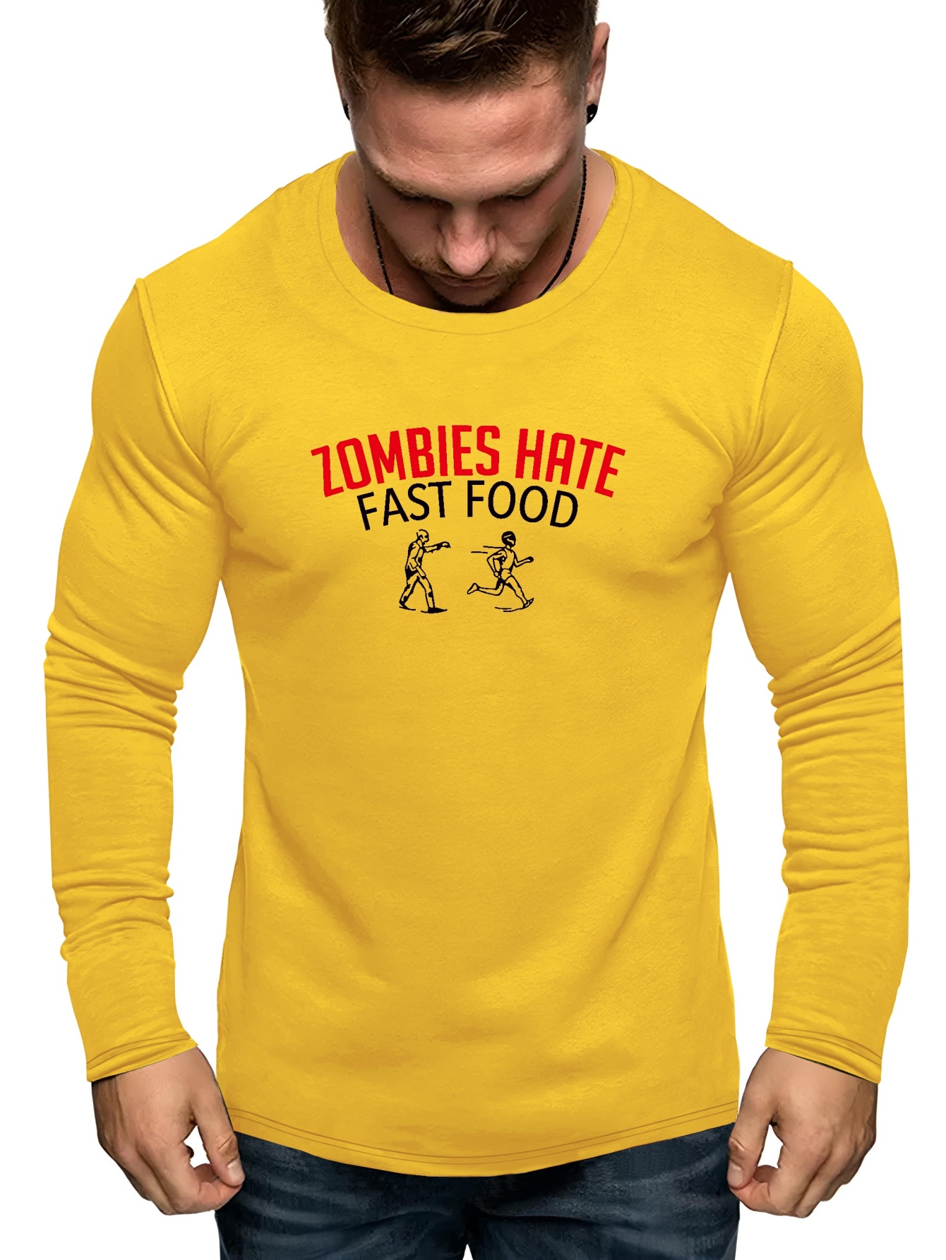 Camiseta Zombies Hate Fast Food