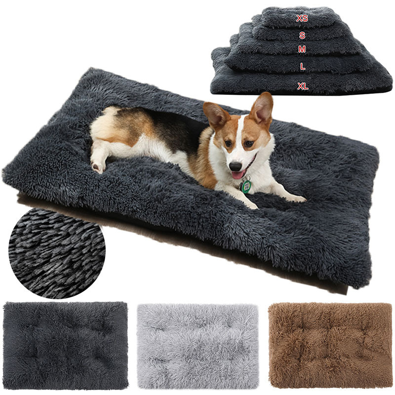 Soft Faux Fur Pet Bed Mat Plush and Fluffy Pet Pad Ultra Cozy Pet Throw Rug  for Dogs Cats, Luxury Soft Faux Sheepskin Chair Cover Seat Pad Shag Fur