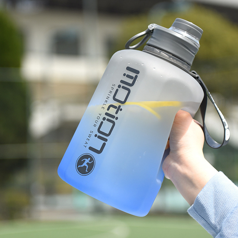 Sports Water Bottles Gym Leak-proof Drop-proof Portable Shaker Outdoor  Travel Kettle Plastic Drink Water Bottle BPA Free