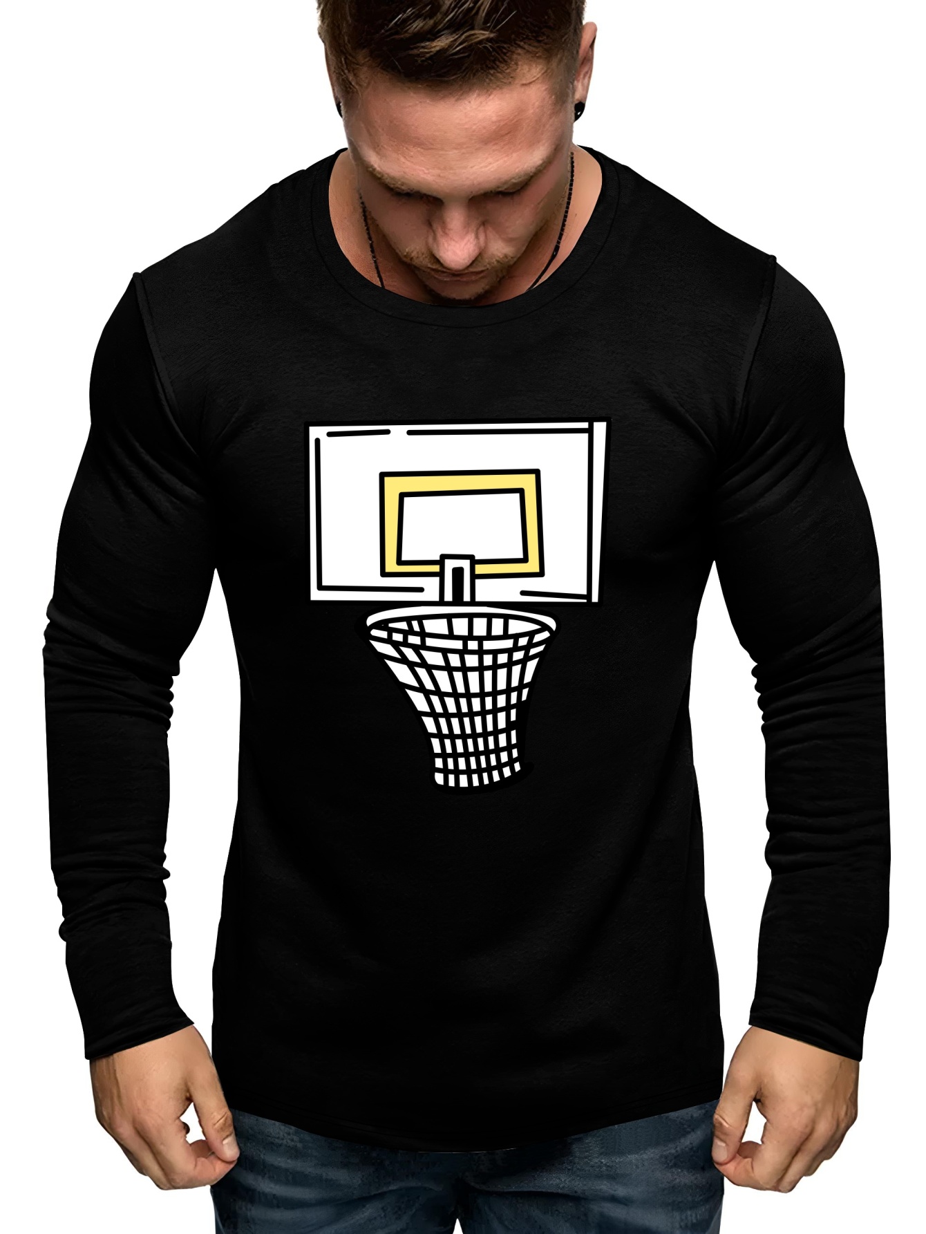 Oversized Shirt Men Jersey, Men's Basketball Clothing