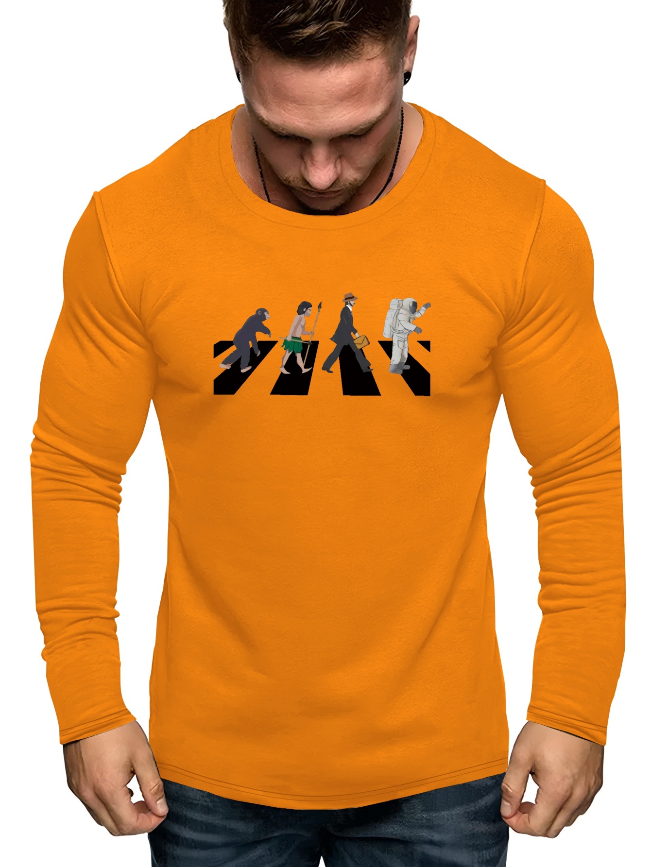 Evolution Men's Long Sleeve Denim Shirt
