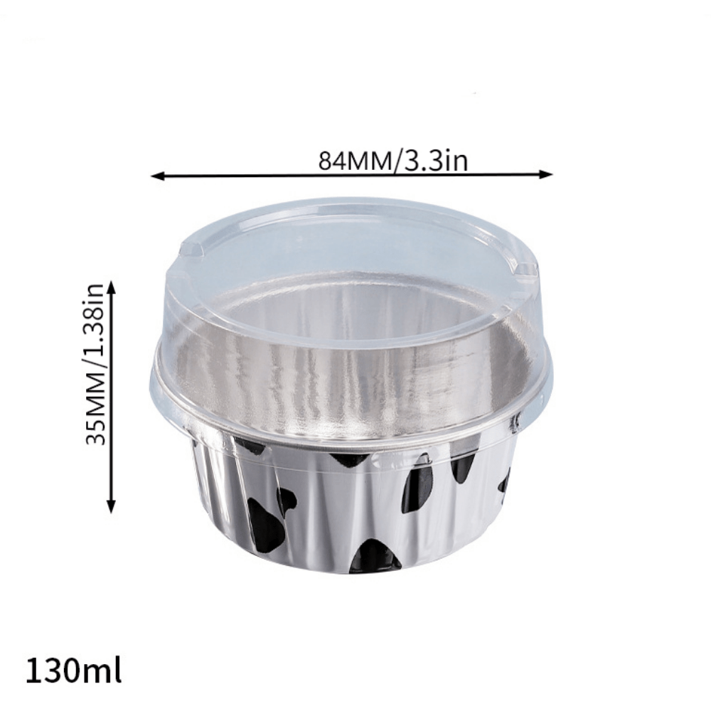 Aluminum Foil Baking Cup Disposable Foil Ramekin Dessert Container - China Foil  Baking Cup, Cupcake Holder Pan
