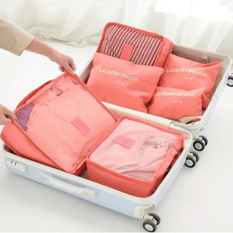 Portable Clothes Storage Bags, Lightweight Travel Luggage Organizer, Large  Capacity Durable Multi-functional Packing Cubes & Travel Accessories - Temu