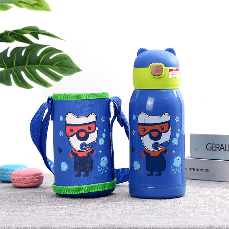 Portable Stainless Steel Thermos Children