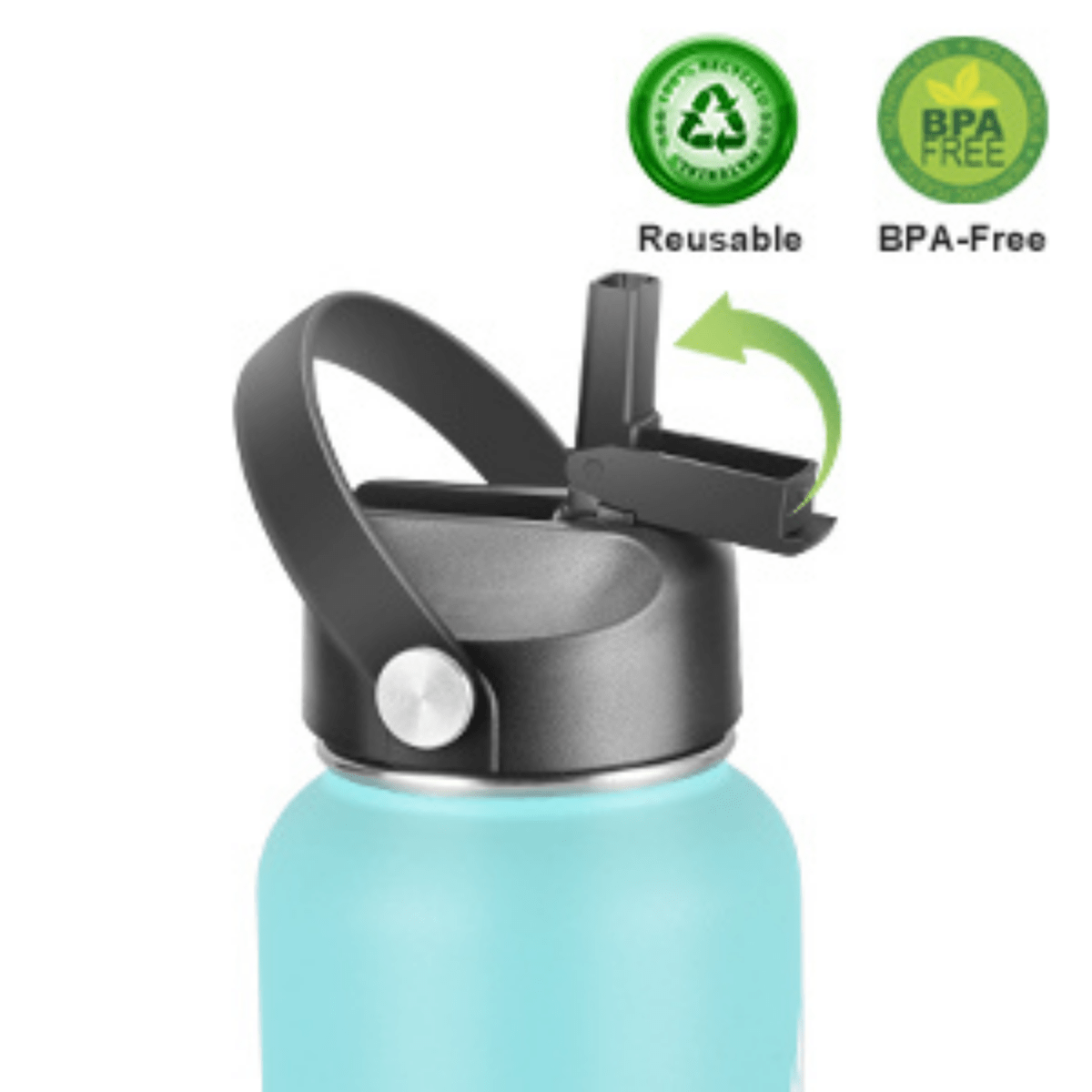  HYDROWION Straw Lid for Hydroflask Wide Mouth Water