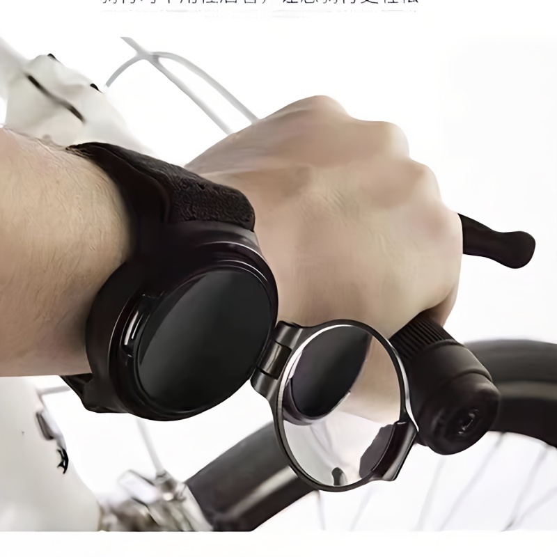 E-shop Drehbare konvexe für Fahrradspiegel, ABS-Material, spezielle Passform für Fahrzeuge, runder Rückspiegel-Handspiegel, verwendet für Fahrrad- und