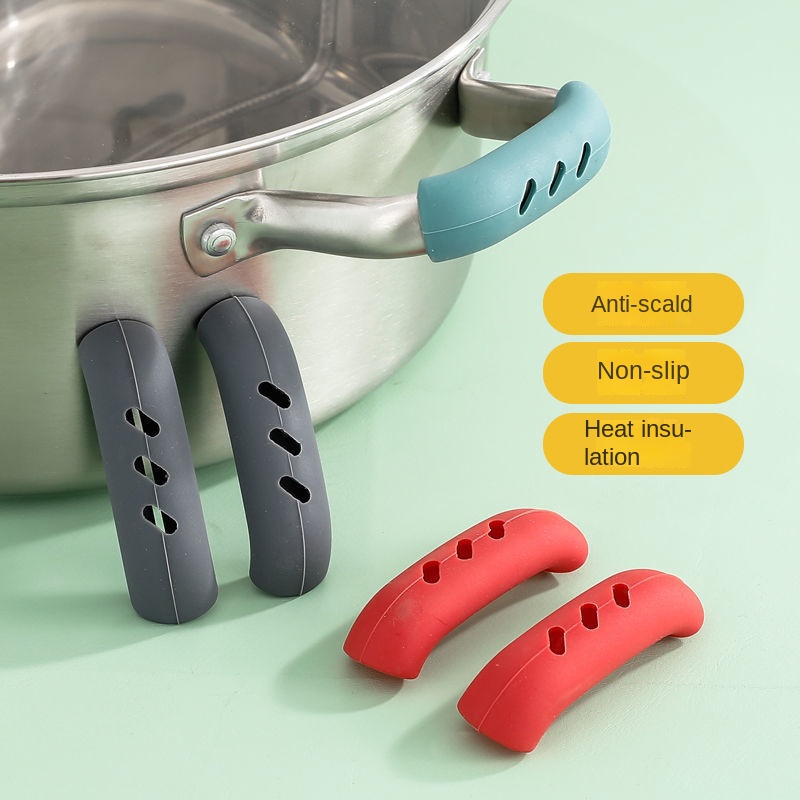 Silicone Sleeve Silicone Assist Handle Holder Grip Cast Iron - Temu