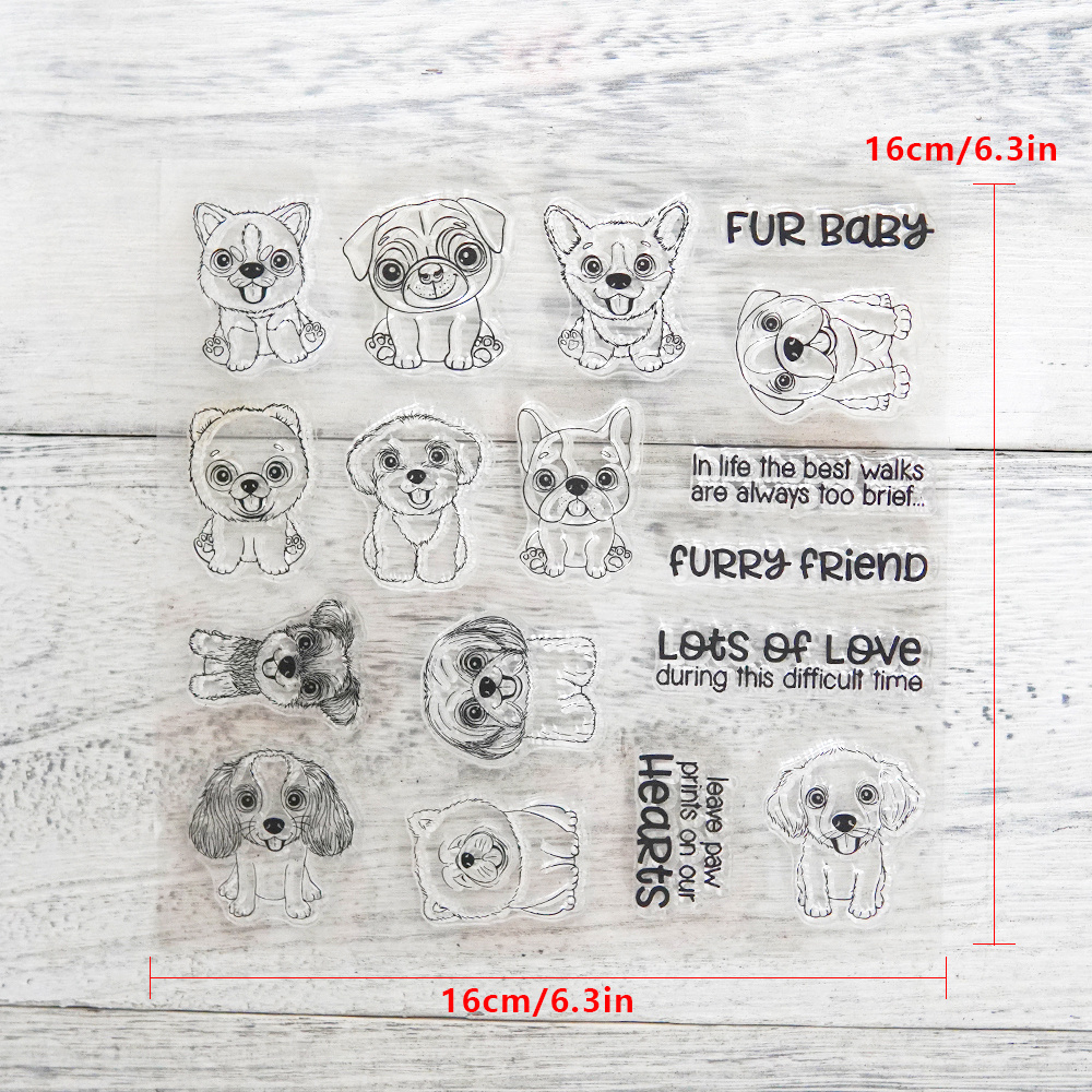  Lapoo Stamps and Dies for Card Making, Text Box DIY