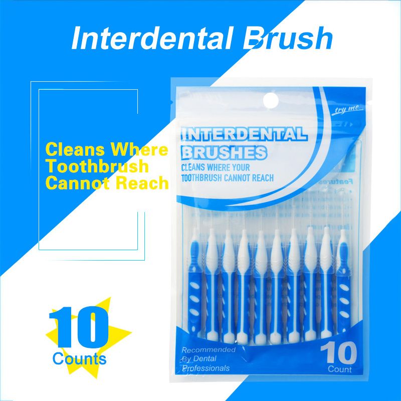 Interdental Between Teeth Floss Clean Brushes Brush Oral Toothpick 10pcs  Dental
