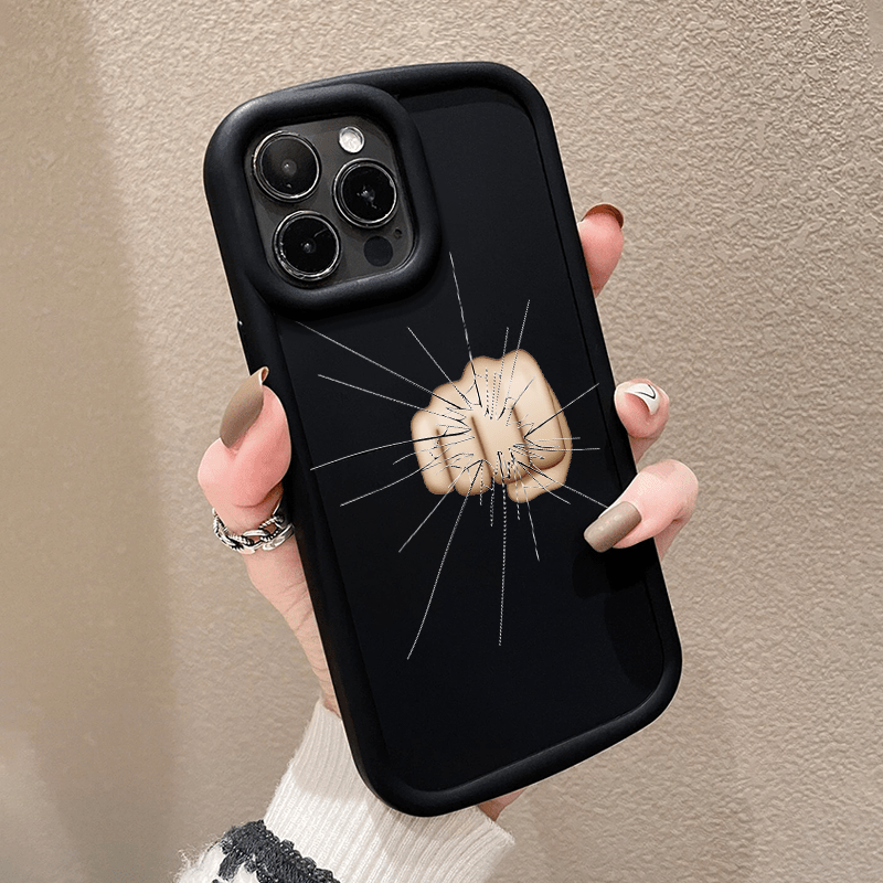 Fists To Break Glass Graphic Anti Fall Sleeve Phone Case For IPhone 14 13 Protective High quality Case Gift For Man Woman Girlfriend Boyfriend