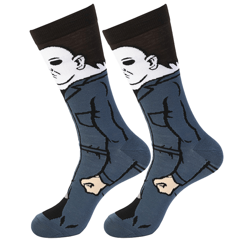 1 Par Calcetines Estampado Dibujos Animados Hombre - Temu