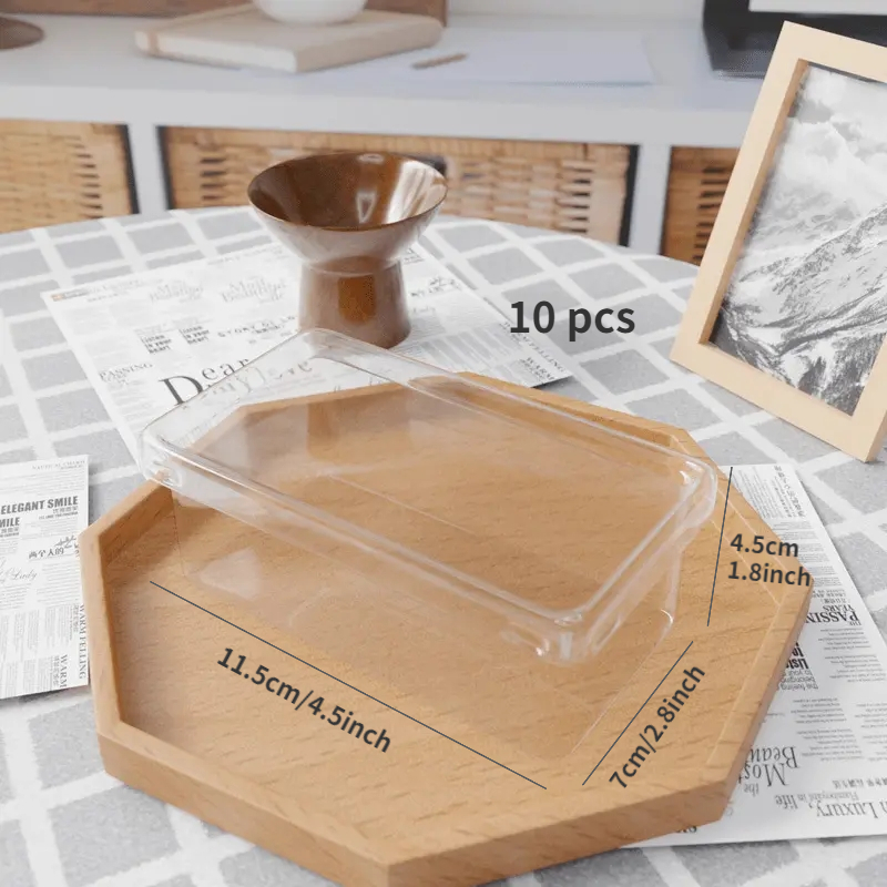 Disposable Transparent Box Lid Desserts