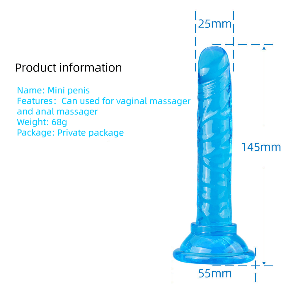 Mini realistické dildo s přísavkou, anální dospělé sexuální hračky pro ženy a muže 6
