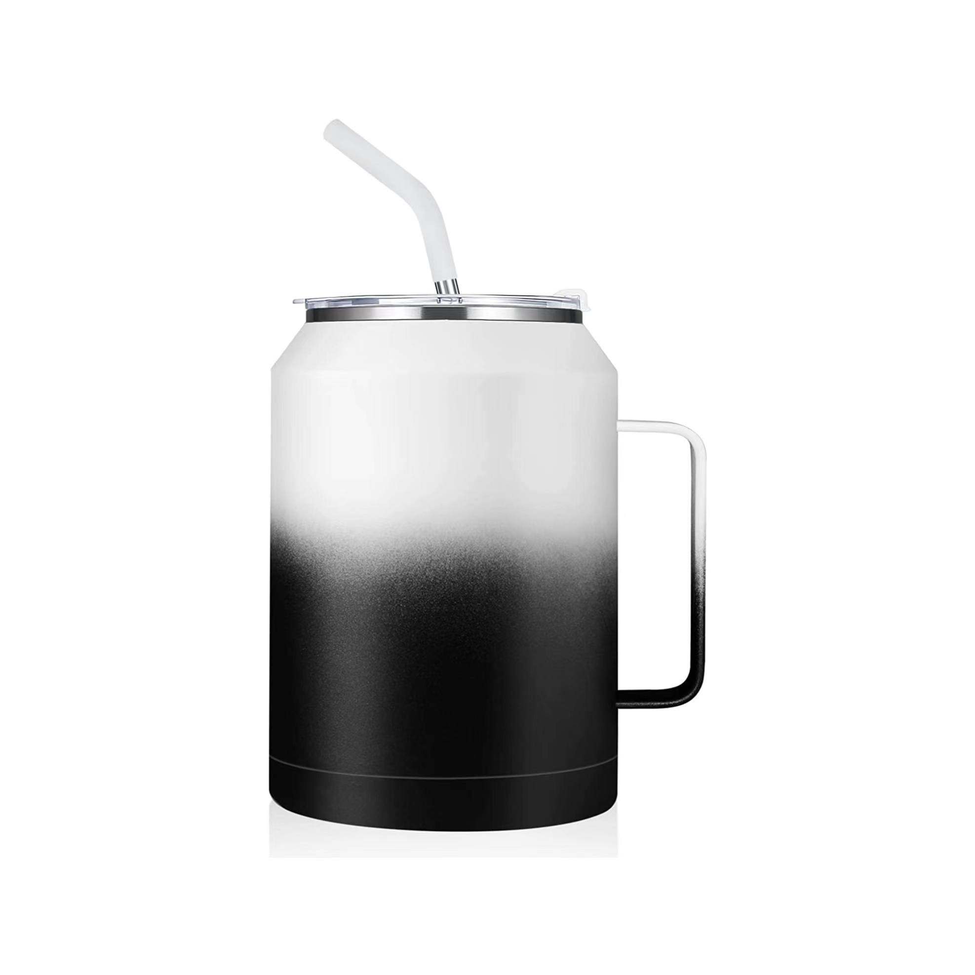 Tumbler With Handle And Straw Lid Double Wall Vacuum Sealed - Temu