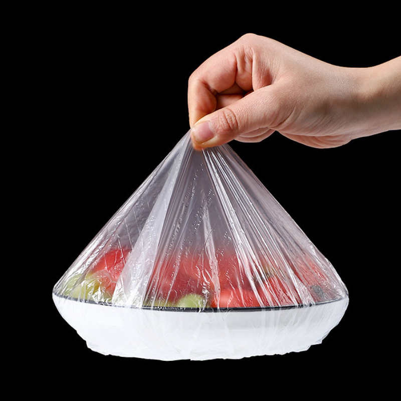 Acquista 500/300/200/100 Copri alimenti usa e getta Involucro di plastica  Coperchi elastici per alimenti Ciotole per frutta Tazze Tappi Sigillo per  alimenti freschi Conservazione fresca del sacchetto per la polvere