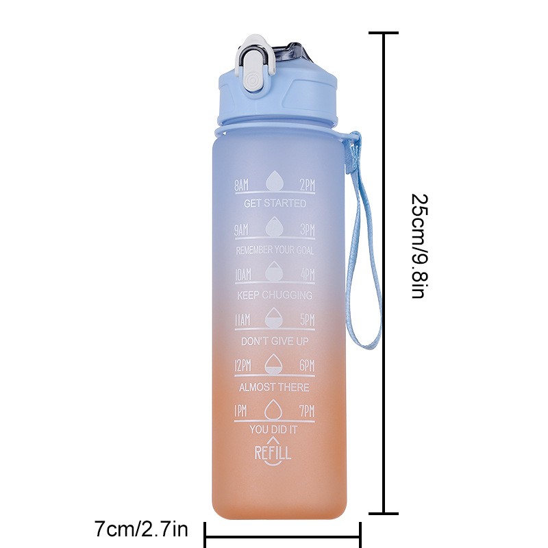 Borraccia Gradiente Con Cannuccia Tazza Per Acqua Sportiva - Temu Italy