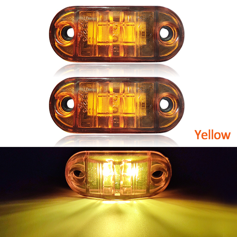 Warning Lights LEDs Diode Light Trailer luces led 24v Camion LED Side  Marker Lamp 12V 24V for volvo fh Truck Accessories - AliExpress