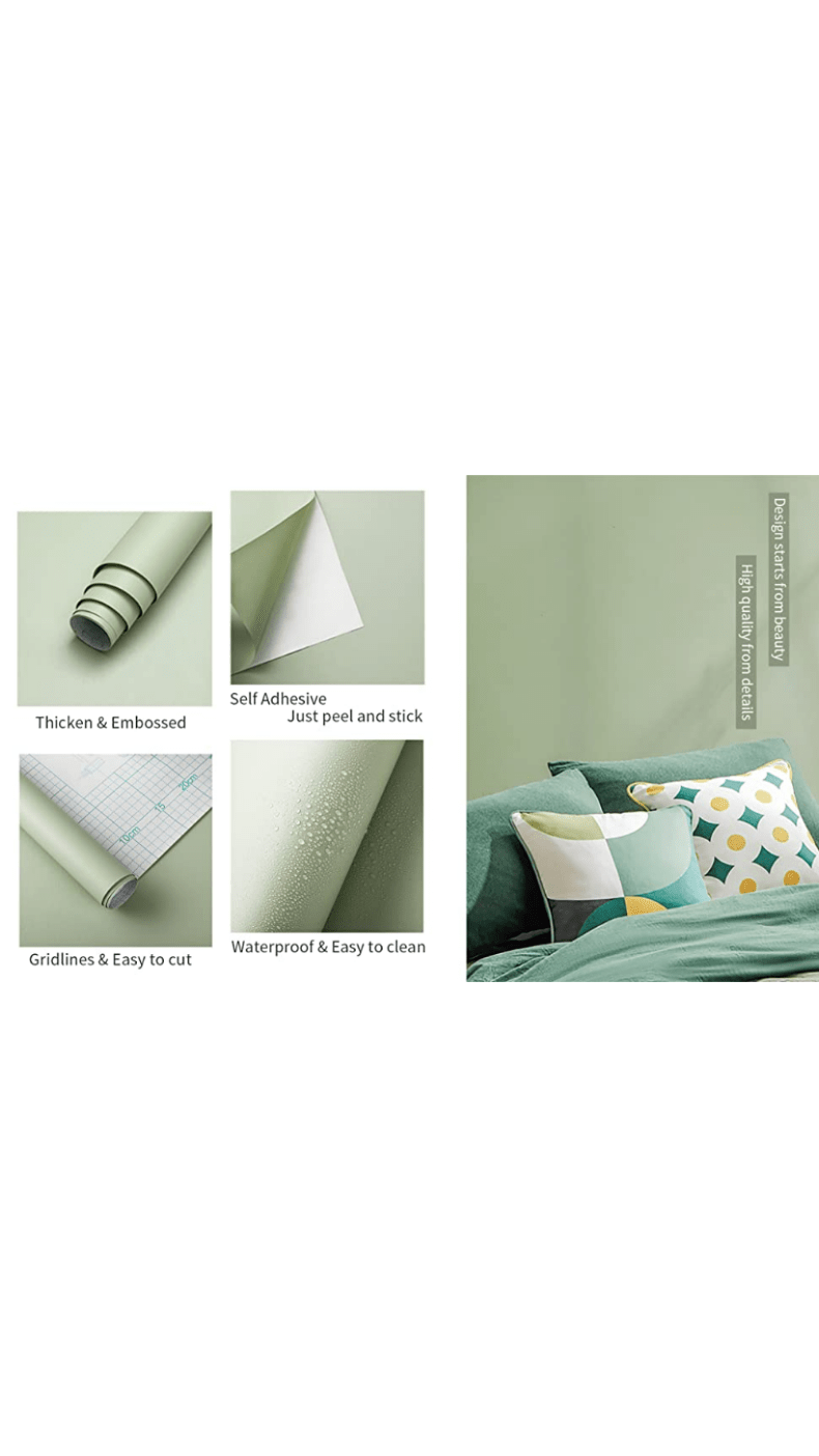 RECETHROWS Papier peint autocollant en vinyle amovible pour décoration  d'intérieur SAE : : Outils et Bricolage