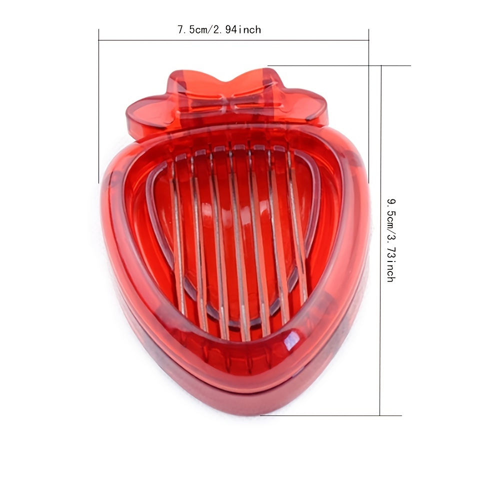 Strawberry Slicer Fruit Slicer Strawberry Cutter Stainless - Temu