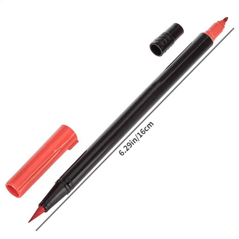 Double-Headed Watercolor Pen Refillable Painting Marker Pen Soft Head Fine  Art Line Pen - China Art Line Pen, Double-Headed Watercolor Pen