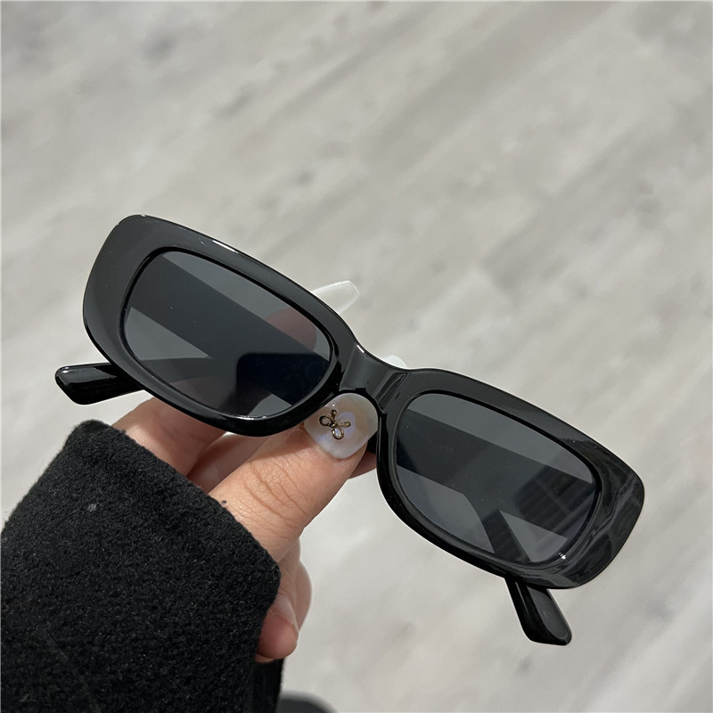 Retro Kleine Sonnenbrille der Frauen Mode Kleine Rechteck