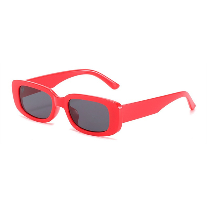Gafas de sol rectangulares para mujer, gafas de conducción Retro, moda  Vintage de los 90, montura cuadrada estrecha, protección UV400 Ormromra  WMZL-1666-4