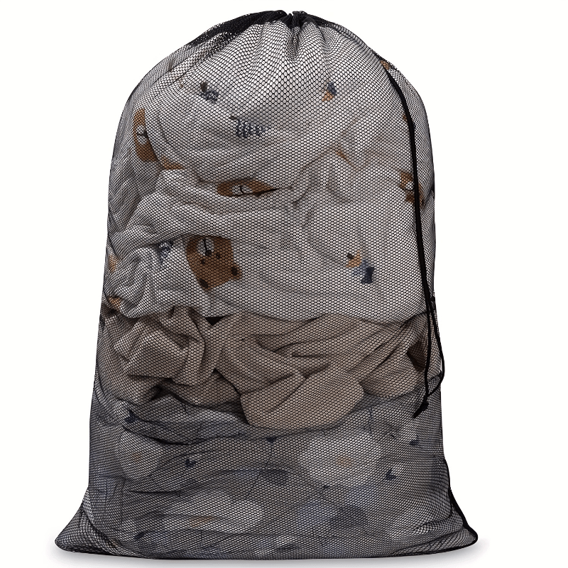 Mesh Laundry Bags With Drawstring And ID Tag