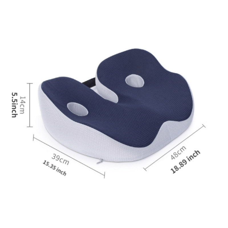 Upgraded Coccyx Cushion for Tailbone Pain-Longer 10 Inch Large