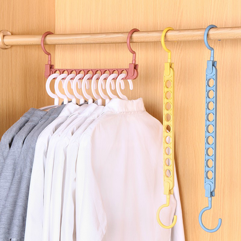 Magic Clothes Hangers Space Saving Hangers Closet Multi-Port Support  Clothing Hanger Organizer Hook Storage Hangers Drying Rack