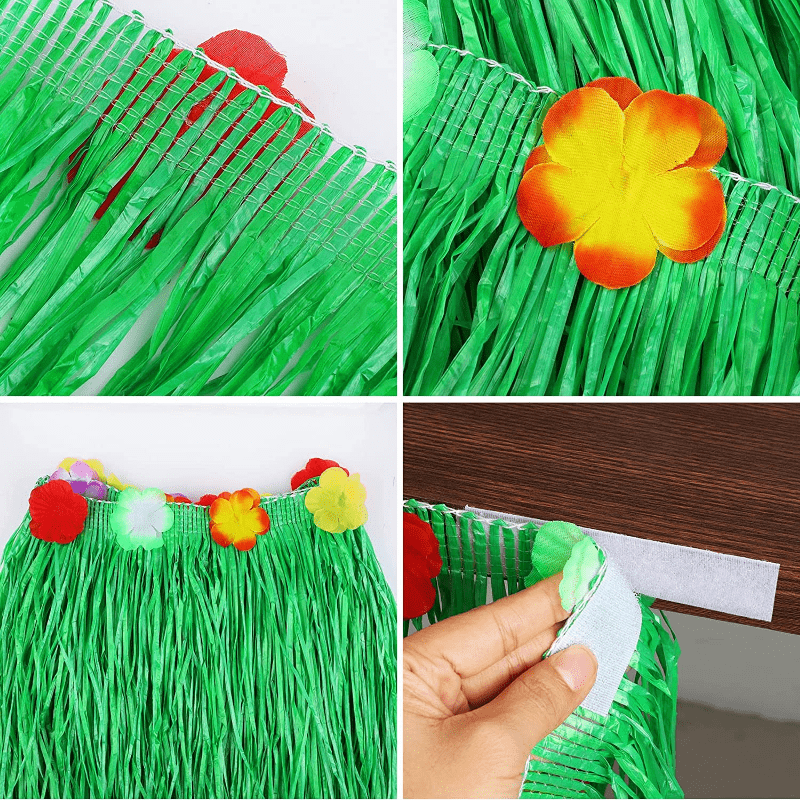 How to Make a DIY Grass Hula Skirt  Hawaiian party decorations, Luau  decorations, Hawaiian birthday party