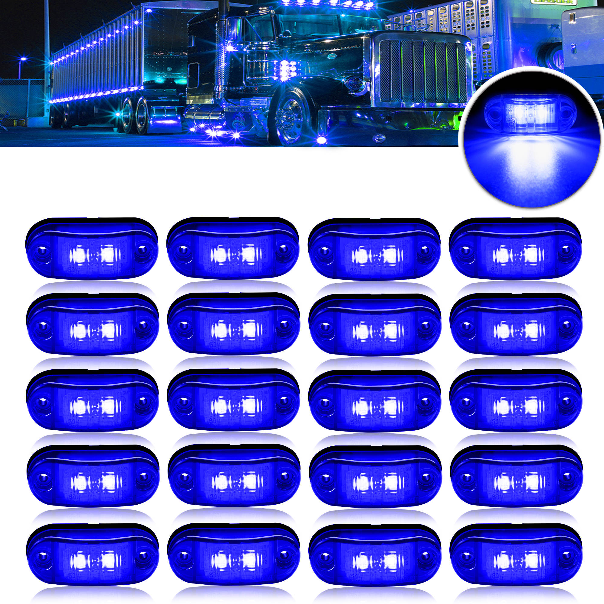 10 30v Universal Led Side Marker Lights Perfect For - Temu Mexico